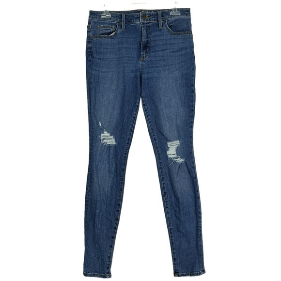 Universal Thread Denim - Universal Thread High Rise Skinny Distressed Womens Blue Jeans Size 8/29R